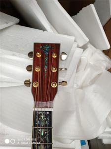 <span class=keywords><strong>Guitarra</strong></span> Acústica de Lujo de 40 Pulgadas con Incrustaciones Artesanales, <span class=keywords><strong>Guitarra</strong></span> Electroacústica, <span class=keywords><strong>Guitarra</strong></span> Hecha a Mano de Madera Sólida - Product Image 5