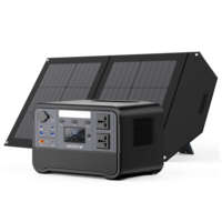 Centrale Électrique Portable Intelligente 1200W avec Application, Onde Sinusoïdale Pure, 1kWh, Charge Rapide Bidirectionnelle, Générateur Solaire en Gros pour le Camping