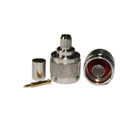 Connecteur N-C-J5D, connecteur de type N, sertissage, câble de communication 300, connecteur coaxial RF mâle N