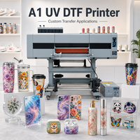 Impresora de Etiquetas UV DTF Industrial XM A1, Impresora UV de Alta Velocidad, Máquina de Impresión por Transferencia UV para Productos Promocionales Personalizados
