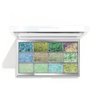 Palette de fards à paupières Super Chameleon, haute pigmentation, imperméable, longue tenue, pailletée