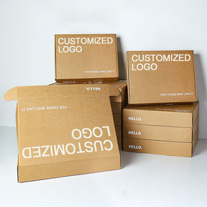 Kotak pesawat warna bergelombang Ekstra keras, kotak pesawat kertas pakaian dalam stok, kotak pengiriman cepat - Product Image 3