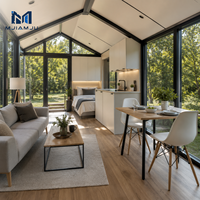 Maisonnette en acier pré-assemblée pour l'extérieur OEM/ODM, capsule mobile polyvalente pour hôtels et jardins, maisons conteneurs