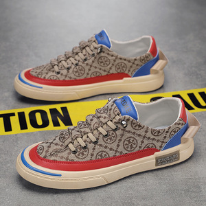 New style breathable <b>soft</b>-soled casual versatile trendy low-<b>top</b> canvas shoes for men, sporty flat-bottomed shoes - Product Image 6