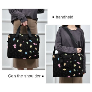 Big Capacity <b>Laptop</b> <b>Bag</b> Customized Logo <b>Laptop</b> <b>Bag</b> for Daily Use Black Leopard Print Computer <b>Bag</b> - Product Image 6