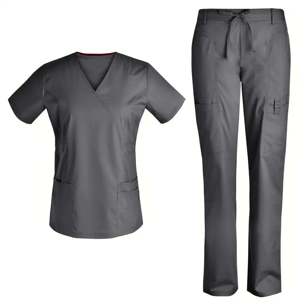 Prezzo di Fabbrica a buon mercato Ospedale scrub uniforme Medico/infermiere/dentale/Medico uniforme/logo Personalizzato/Custom stampa con La Migliore Qualità