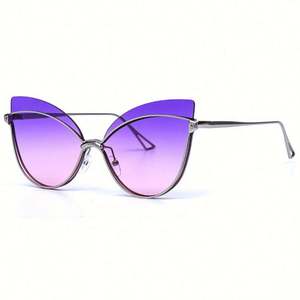 Gafas de Sol de Moda 2020, Diseño Moderno, de Lujo, Fabricación Premium, Gafas de Sol Metálicas con Protección UV, Estilo Ojo de Gato - Product Image 3