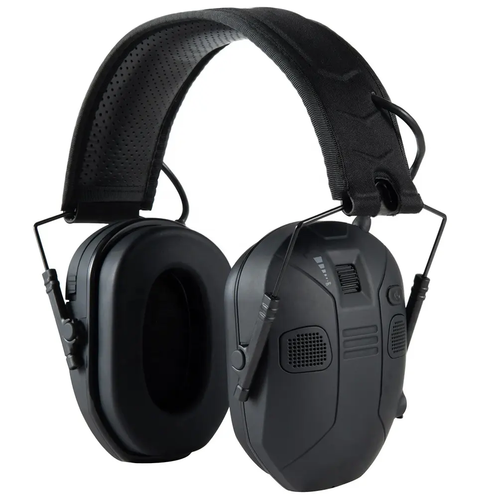 EM2012 Sound Amplify Hearing Enhancement Electronic Hunting Earmuffs Noise cancelling Tactical headphone with Bluetooth