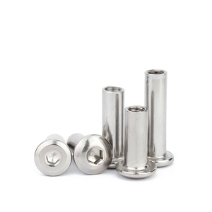 น็อตหกเหลี่ยมหัวแบนสแตนเลส 304 สำหรับเฟอร์นิเจอร์ ขนาด M3 M4 M5 M6 M8 - Product Image 3