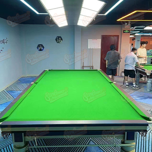 Bàn Bi-a & Bi-a Giá Rẻ Chất Liệu Da Màu Xanh Lá Tiêu Chuẩn Cao Cấp 8 Ft 9 Ft 12ft MOQ 1 - Product Image 2