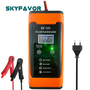 Caricabatterie Rapido Automatico 6V 12V, Caricabatterie Universale 12V 6V 6A per Moto e Auto, per Batterie al Piombo da 12 <span class=keywords><strong>Volt</strong></span> e <span class=keywords><strong>6</strong></span> <span class=keywords><strong>Volt</strong></span> - Product Image 2