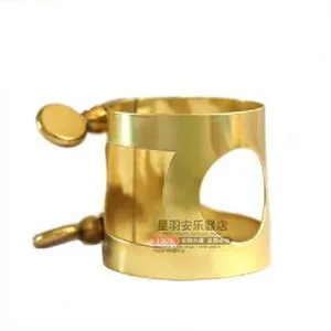 Musical Instrument Parts Accessories High Grade Gold Lacquer Alto Saxophone Sax Ligature