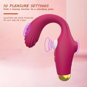 Vibrateur point G pour femmes Stimulation clitoridienne, jouets sexuels avec 10 vibrations, 10 léchages et chauffage, jouets sexuels pour adultes - Product Image 3