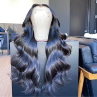 Nouvelle conception Perruque 13x4 Lagos Hairline en cheveux brésiliens naturels bruts, perruque HD en dentelle suisse, 100% cheveux humains, perruques Lace Front pour femmes
