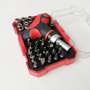 Ensemble d'outils Lixin de 32 pièces, tournevis à cliquet de 1/4 pouce, embouts de douilles, outils à main pour la maison - Product Image 5