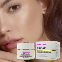 Crème Visage à l'Extrait de Caviar Vérifiée – Collagène, Acide Hyaluronique, Hydratante, Anti-Âge, Raffermissante, Éclaircissante