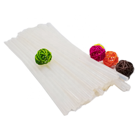 Bâton de colle thermofusible tige de colle thermofusible écologique Transparent 7MM 50 pièces adapté au processus de pistolet à colle collage bricolage