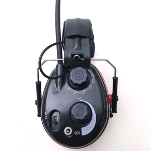 カスタマイズ可能なロゴ聴覚保護外部FMラジオ/AMマイク付き重工業保護イヤーマフ - Product Image 1