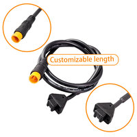 Connecteur de capteur de type M8 DC étanche IP67, cordon d'alimentation mâle-femelle, faisceau de câbles pour automatisation industrielle
