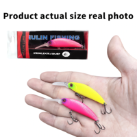 1 leurre minnow coulant, 4,8 cm 6g, leurre dur artificiel imitation micro-creature à longue paleteuse pour la pêche en eau douce