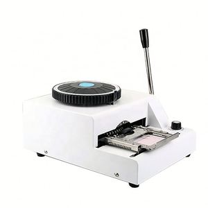 Machine à embosser les cartes plastiques, machine à embosser les cartes cadeaux en PVC, machine à embosser les lettres, les codes et les numéros, machine à embosser les cartes de visite. - Product Image 1