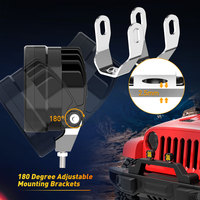 NAO 35W Projecteur LED Haute Puissance 3 Pouces pour Tracteur, Feu de Travail Anti-Brouillard, Cube de Pare-chocs à Faisceau Concentré, Tout-Terrain 4x4, Feu de Travail de Rechange pour Wrangler