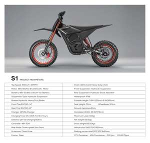 Motocicleta Todoterreno Eléctrica de Alto Rendimiento de 48 V y 3000 W, Motocicleta de Enduro, <span class=keywords><strong>Motocross</strong></span> Eléctrica, Motocicleta Todoterreno Eléctrica para Adultos - Product Image 2