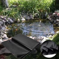 Bâche en PVC enduit de 16 mm d'épaisseur, 6 m x 8 m, respirante, résistante aux UV, imperméable, membrane imperméable pour bassin à poissons, haute résistance