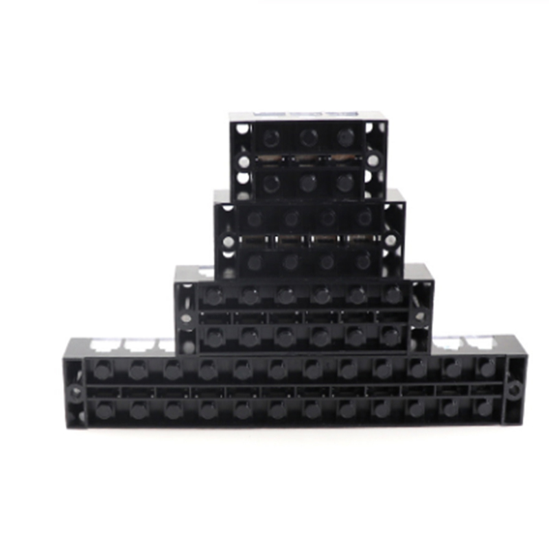 TBC Series Terminal Block Row 60A Connection Lug Plate, Covered