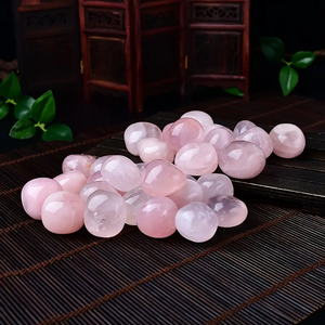 Wholesale Natural <strong>pink</strong> Crystal Tumble Rose Quartz Reiki Popular Crystal Healing <strong>Stones</strong> Gemstones for Sale - Product Image 4