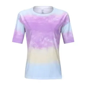 Yeni varış moda UV ışık güneş ışığı reaktif t shirt renk değiştirme t shirt üst