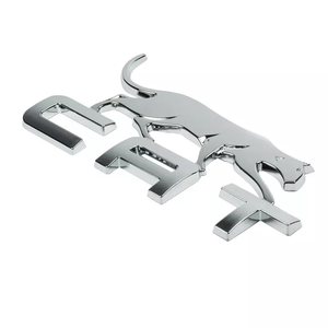 Benutzer definierte Abs Kunststoff Chrom wasserdicht selbst klebende 3D-Buchstaben Aufkleber Auto Abzeichen Auto Emblem Aufkleber für Auto dekorativ - Product Image 4