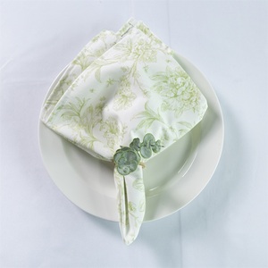 Fournisseur professionnel de linge d'hôtel, serviettes de table personnalisées imprimées en coton 100% pour la restauration - Product Image 1
