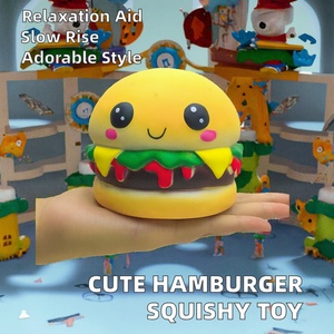 Jincan Squeeze Toys Wholesale Spot Squishy Emoticon Cone PU Sandwich Cookies Waffle Pizza Pie & Cake Simulation Slow <b>Rebound</b> - Product Image 4