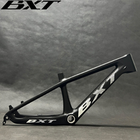 Cadre de VTT BXT 20 pouces ultraléger en fibre de carbone pour frein à disque, roue à câble intérieur pour adolescent, cadre de