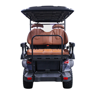 Voiturette de <span class=keywords><strong>golf</strong></span> électrique TONGCAI <span class=keywords><strong>ultra</strong></span> silencieuse et économe en énergie, 6 places, cadre en acier, sièges antidérapants, véhicule de transport sur le terrain de <span class=keywords><strong>golf</strong></span> - Product Image 4