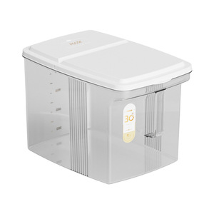 <b>Rice</b> Storage <b>Container</b> Rectangle Flip Top Insect Proof Sealed For Kitchen Grain <b>Rice</b> Flour Storage Box 20L - Product Image 3