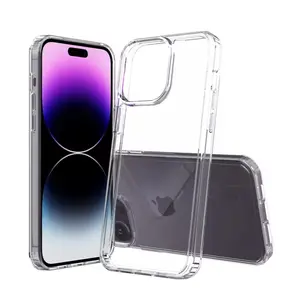 Transparent Soft Shockproof Protective Slim Thin tpu Phone Cases for iPhone 13 14 15 pro max