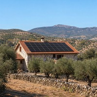 Support de montage de tuiles solaires en aluminium, structure de support photovoltaïque, kit de panneaux solaires pour toit en tuiles rouges