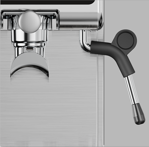 Máquina de Espresso Semiautomática de Doble Caldera de Acero Inoxidable Pulido con Tamper, Cafetera Doméstica - Product Image 5
