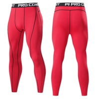 Ensemble de sport 2 pièces Lanyu pour homme : sous-vêtement de compression athlétique à manches longues, rashguard de yoga et collants de compression patchwork à taille élastique