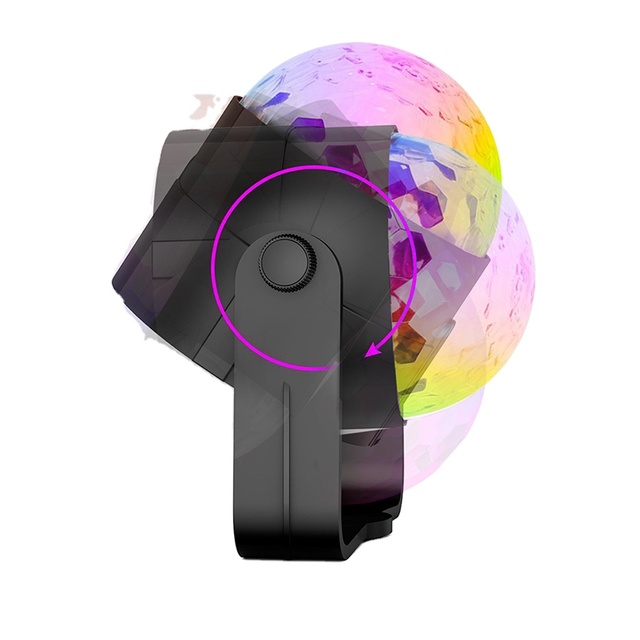 IR Remote Light Multi Color Changing Sound Magic Mini Disco Sound Control Magic Ball Stage Light