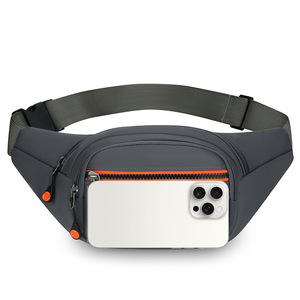 Men's Waist Bag Oxford Cloth Water-Repellent Chest Bag For Everyday Commuter Use Solid Color Adjustable Strap - Product Image 4