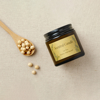 Bougie en cire de soja de luxe faite à la main de qualité supérieure 100% bougies en verre naturel cadeaux bougies de soja en cire parfumée