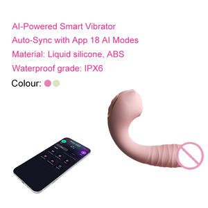 Vibratore Interattivo per Coppie 'Lingxi' con Controllo AI e App, Vibratore <span class=keywords><strong>Rabbit</strong></span> in Silicone per Punto G, Giocattolo Sessuale Femminile USB - Product Image 2