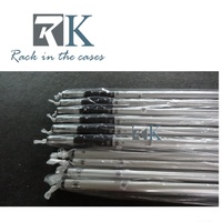 Système de rideaux autoportant en aluminium RK Pipe And Drape, kit de toile de fond en tissu noir, style minimaliste détachable