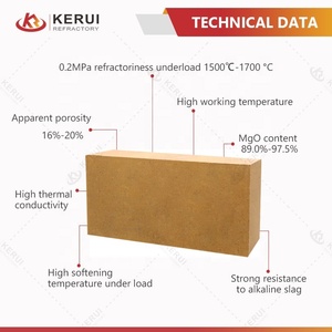 อิฐอัลสปินเนลทำจากเหล็ก Kerui อิฐแมกนีเซียอลูมินา - Product Image 2