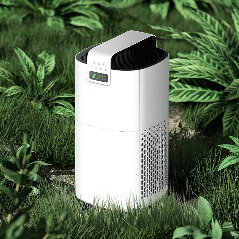 JNUO Purificateurs intelligents de surveillance de la qualité de l'air Purificateur d'air anti-fumée Filtre HEPA H13 Grand purificateur d'air Aura pour la maison et le bureau