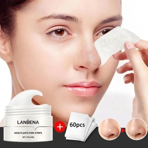 <span class=keywords><strong>Lanbena</strong></span> – Nouvelle Bande Nettoyante Nasale Anti-Points Noirs, Nettoyant Pores Profonds, Peeling, Soin de la Peau Anti-Acné, Produit Coréen - Product Image 2