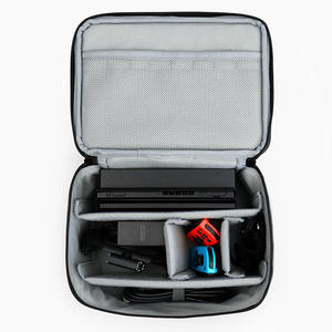 Estuche Compacto Grande para Consola de <span class=keywords><strong>Juegos</strong></span> Nintendo Switch, Bolsa para Accesorios y Controlador, con Asa y Bolsa de Almacenamiento de Material EVA - Product Image 4